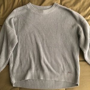 Hollister Mint Knit Crewneck